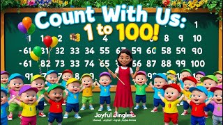 Learn to Count 1 to 100  Fun Kids Counting Song  Numbers Learning for Children [upl. by Leelahk]