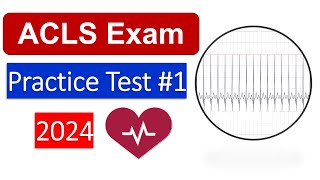 ACLS Practice Test 2024  30 Questions Answers AHA Advanced Cardiovascular Life Support [upl. by Goodkin]