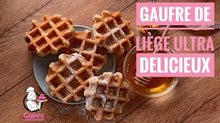 recette des gaufres de liège maison [upl. by Nowujalo657]