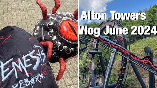 ALTON TOWERS Vlog June 2024 [upl. by Huesman]