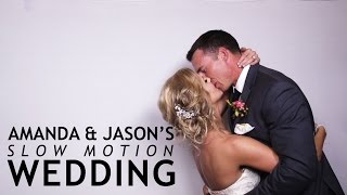 The Slow Motion Booth Presents  Amanda and Jasons Wedding [upl. by Tabib350]