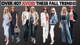 Over 40 2024 Fall Fashion Trends to Avoid and What to Wear Instead  Fashion Over 40 amp 50 [upl. by Carhart71]