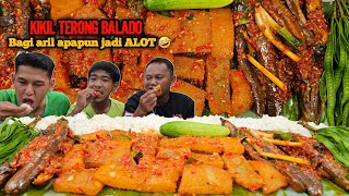 ARIL KERIPUHAN MUKBANG KIKIL amp TERONG BALADO TAPI TETAP NIKMAT KALO DENGAN LALAPAN MENTAH [upl. by Bonine]