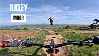 A Brilliant Dusty Loose Ilkley Moor  Yorkshire  Mtb [upl. by Shuman409]