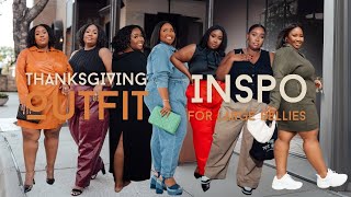 Plus Size Thanksgiving Outfit Ideas for Large Bellies  Plus Size Fashion  FROMHEADTOCURVE [upl. by Rasec208]