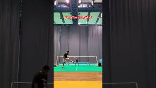 Badminton Trick Shots  Amazing Singles Badminton Rally 🏸🔥 Shorts badmintonlovers [upl. by Jaye100]