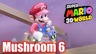 Super Mario 3D World  World Mushroom 6  Gigantic Seasick Wreck  All Stars 100 Walkthrough [upl. by Airolg]