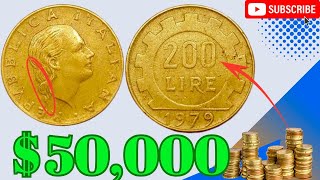 Rare Find Italy 200 Lire 1979 Coin  Whats It Really Worth [upl. by Hewet]