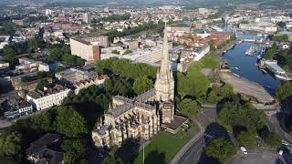 A short Flight to St Mary Redcliffe Church in Bristol [upl. by Mair]