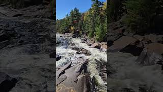 Onaping Falls Ontario rapids waterfalls hikingadventures [upl. by Yleme529]