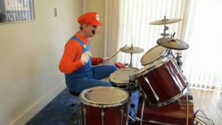 Super Mario on the drums by Howard Fields [upl. by Rialc]