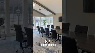 Our Newly Renovated 247 Laundry Lounge  laundry cleaning onsite forrent tours apartmenttour [upl. by Betsey]