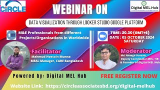 19Webinar Recording  Data Visualization through quotLooker Studioquot google platform  Digital MEL Hub [upl. by Nevyar24]