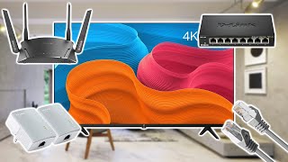 How to Connect A Smart TV to the Internet using WiFi Wired Ethernet Powerline and More [upl. by Buddy871]