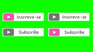 Green Screen Inscrevase PACK Subscribe Green Screen  Chroma Key [upl. by Aivato]