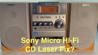 Sony Micro HiFi HCDNE3  CD Laser Repair [upl. by Iliam233]