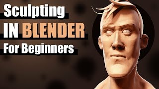 Sculpting In Blender For Beginners  Tutorial [upl. by Airdnala]