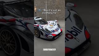 Porsche GT1 is crazy porsche old cars crash shorts [upl. by Llertak253]