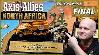 Axis and Allies North Africa Tournament Final  Gen Con 2024 [upl. by Grim959]