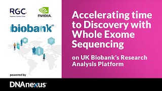 Accelerating Time to Discovery with Whole Exome Sequencing on the Research Analysis Platform [upl. by Bittencourt665]