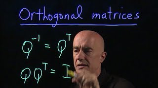 Orthogonal matrices  Lecture 7  Matrix Algebra for Engineers [upl. by Sterrett]