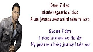 Romeo Santos  7 Días Lyrics English and Spanish  Translation amp Meaning [upl. by Carson972]