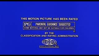 MPAA Rating Card PG 2008 [upl. by Trinatte]