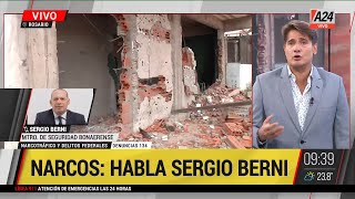 🗣 Sergio Berni sobre los narcos en Rosario quotHay una degradación social muy importantequot [upl. by Anastasie]