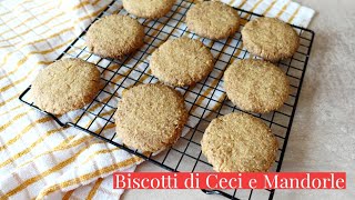 BISCOTTI CON FARINA DI CECI E MANDORLE Vegani e Senza Glutine [upl. by Belicia]