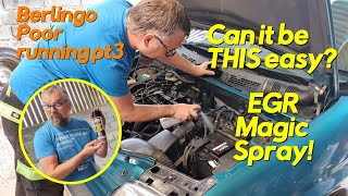 Can it be this easy EGR Cleaner Spray  cured Berlingo poor running Pt3 [upl. by Donohue]