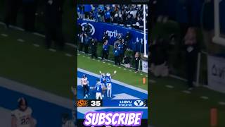 Darius Lassiter breaks tackles for GAME WINNING touchdown vs Oklahoma State￼ byu byufootball [upl. by Naras]