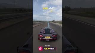 Koenigsegg Agera RS TOP Speed 440 KMH shorts [upl. by Ronalda22]