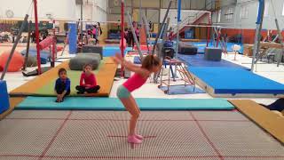 Primi elementi al trampolone GYMNASTICS TUTORIAL ginnastica artistica CSB [upl. by Nnylidnarb596]