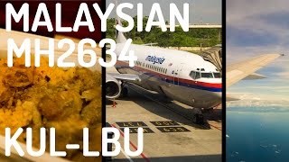 Malaysia Airlines MH2634  Flying from Kuala Lumpur to Labuan [upl. by Ilonka307]