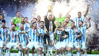 Argentina and Lionel Messi are crowned World Cup champions [upl. by Christie]