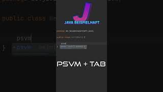 Java Beispielhaft  Fix zur MainMethode coding java [upl. by Abehsat]