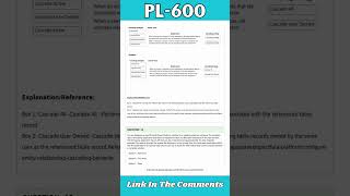 PL600 Microsoft Power Platform Solution Architect Exam Dumps PDF [upl. by Diann]