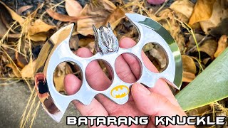 Silver Batman Batarang Knuckle Blade [upl. by Shifrah]