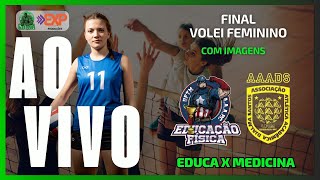 AO VIVO E COM IMAGENS EDUCA UFTM X MEDICINA UFTM  VÔLEI FEMININO  FINAL  INTERCURSOS  3011 [upl. by Genevra]