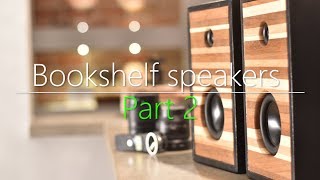 Bluetooth Bookshelf speakers  Build video part2 [upl. by Irolav]