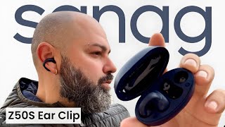 Sanag Z50S Ear Clip Wireless Bluetooth Smart Air Conduction Headphones [upl. by Truc]