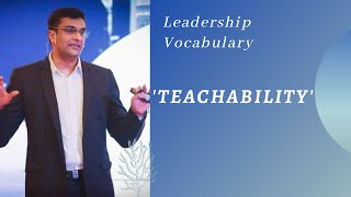 Leadership Vocabulary  Teachability [upl. by Serafina]