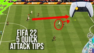 FIFA 22  5 BEST ATTACKING TIPS TO INSTANTLY IMPROVE amp SCORE MORE GOALS [upl. by Benjy520]