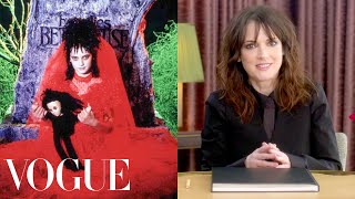 Winona Ryder Breaks Down 15 Looks From Beetlejuice to Stranger Things  Life in Looks  Vogue [upl. by Landsman]