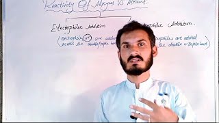 Why Alkenes are more reactive then Alkynes  Reactivity of alkenes vs alkynes Organic Chemistry [upl. by Nats]