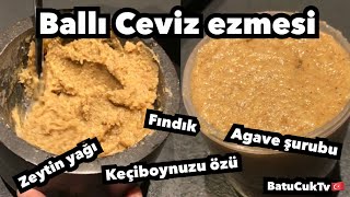 Ballı Ceviz ezmesi Evde kendin yap [upl. by Hillell]