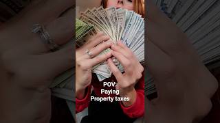 POV Paying Property Taxes money funnyshorts funnycomedy funny [upl. by Airdnek]