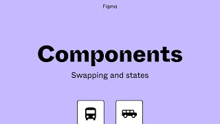 Figma Tutorial Components  Swapping and States [upl. by Summons505]