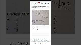 Latihan Soal Persamaan Garis Lurus Kelas 8 maths matematika les [upl. by Braden300]