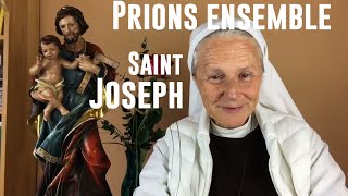 PRIONS ENSEMBLE Saint Joseph avec Sœur Emmanuel depuis Medjugorje [upl. by Rind]